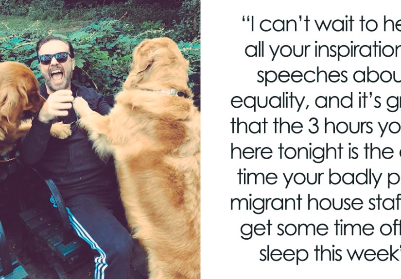 Someone Asks Ricky Gervais For His Opinion On The Oscars, The Comedian Doesn’t Hold Back And Roasts Celebs Once Again