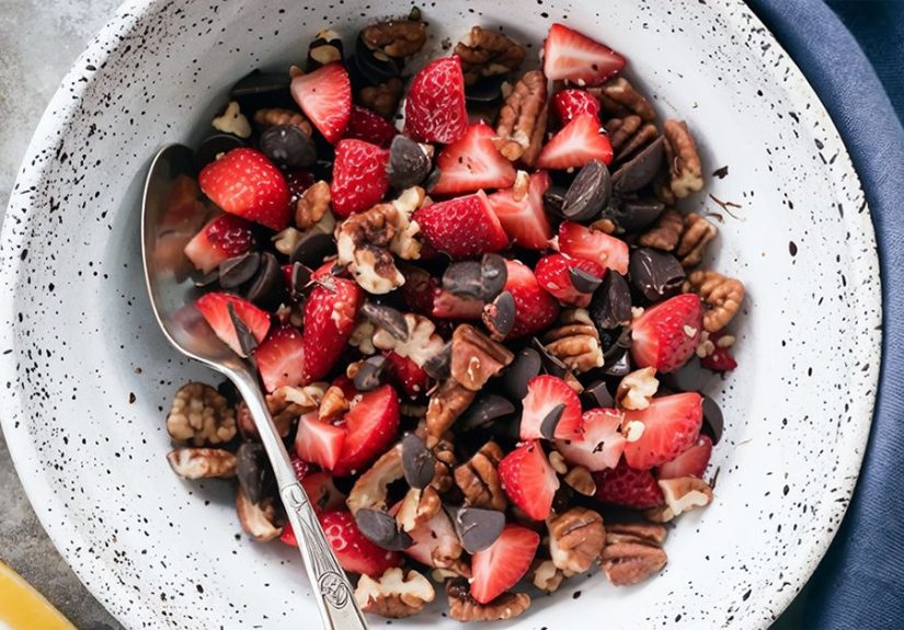 Strawberry "Granola" Snack Bowl