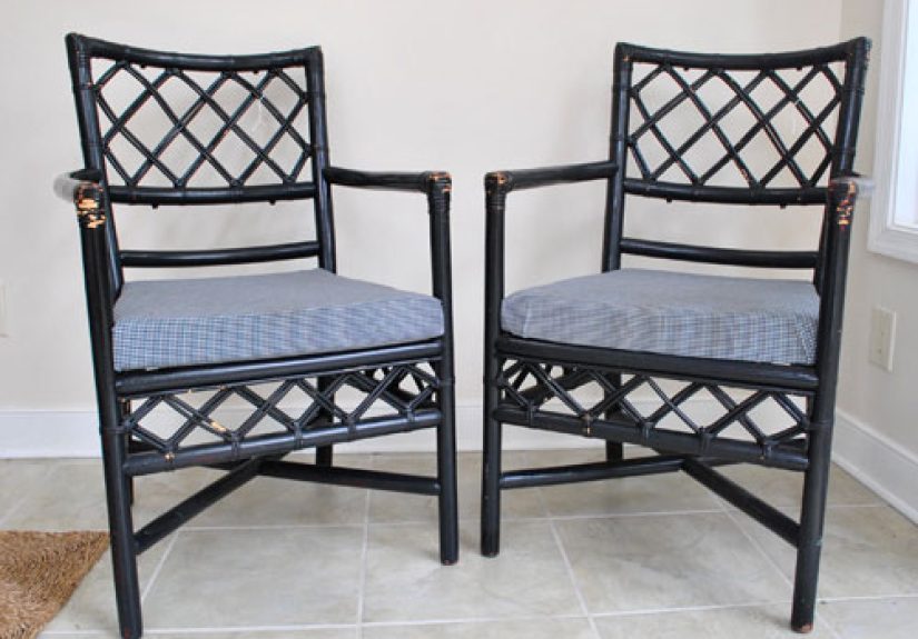 Thrifting Antique Woven Desk Chairs