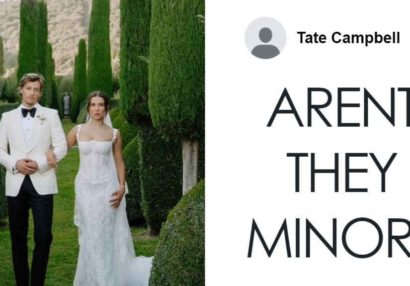 “Way Too Young To Get Married”: Millie Bobby Brown’s Wedding Pictures Spark Age Debate