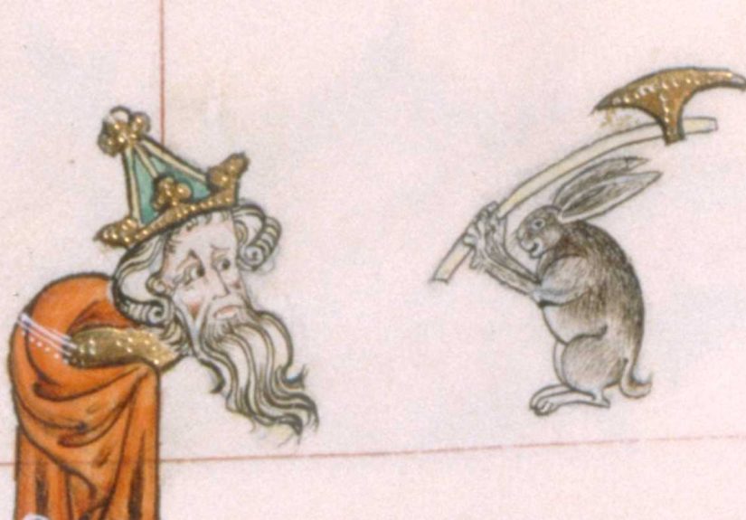 Why Medieval Artists Doodled Killer Bunnies in Their Manuscript Margins