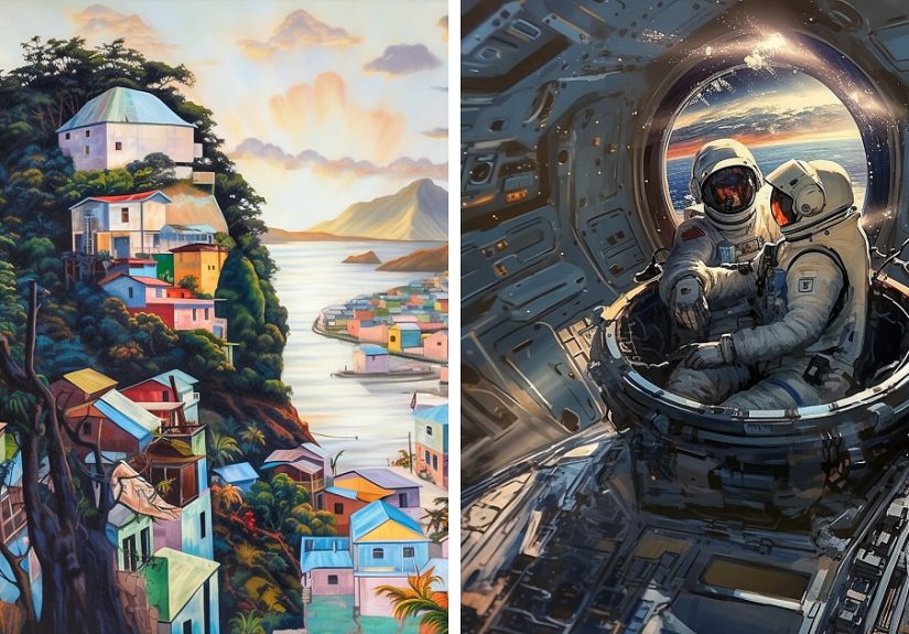 20 Hidden Portraits In Midjourney Landscapes