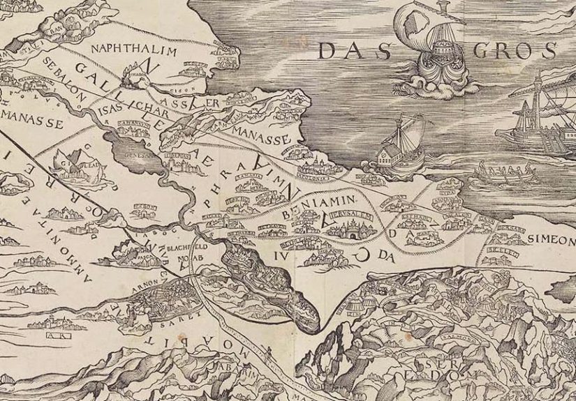 A Bible Map From 1525 Was Printed Backwards. It Changed the World Anyway.