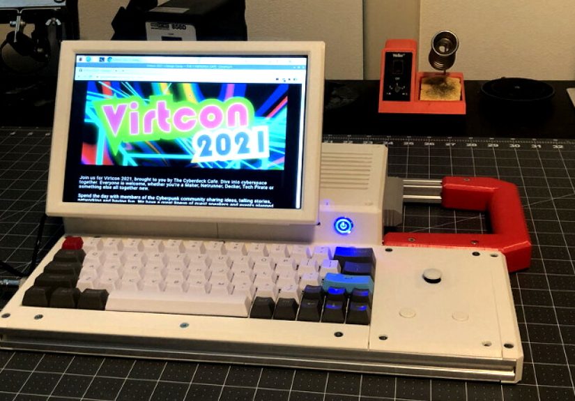 Heavy Metal Cyberdeck Has An Eye Towards Expansion