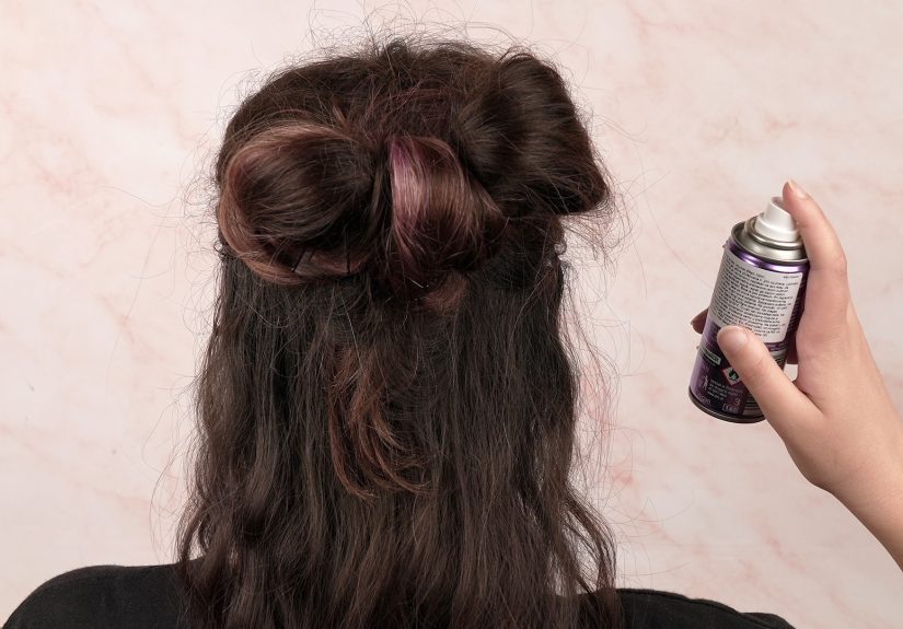How to Make a Bow out of Your Hair: 14 Steps