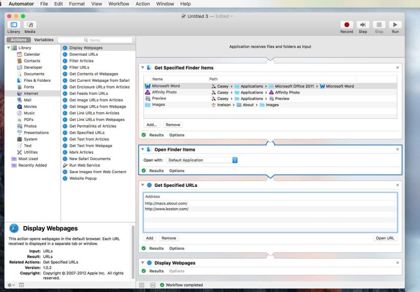 How to Use Automator on a Mac