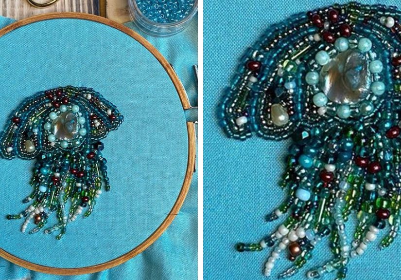 I've Embroidered 10 Realistic Animals With Elements Of Bling