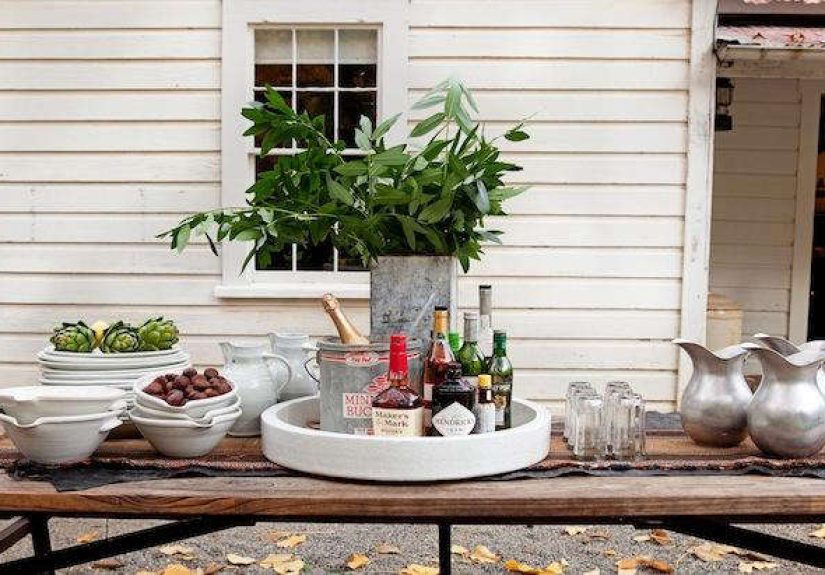Tabletop: Holiday Cocktail Party in Pope Valley, CA