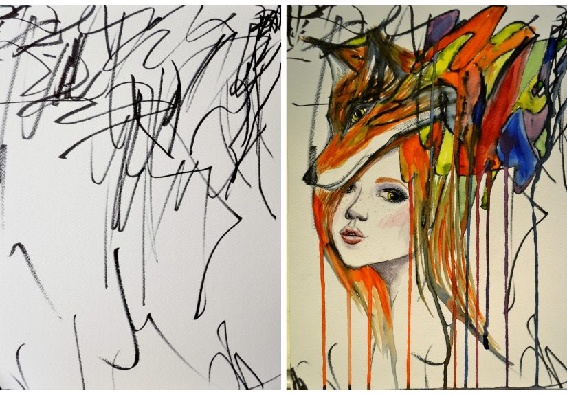 Artist Turns Her 2-Year-Old’s Sketches Into Paintings