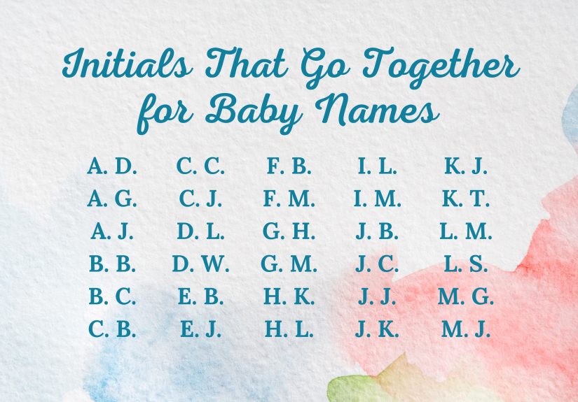 Best Initials That Go Together for Couples & Babies