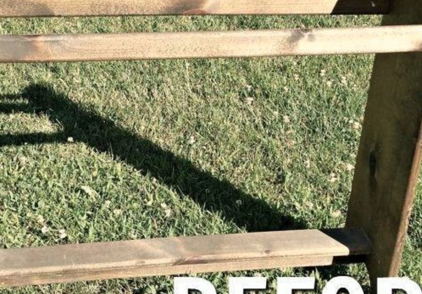 Blanket Rack to Farmhouse Vegetable Stand