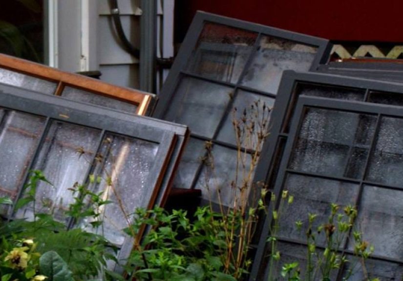 Greenhouse Made Out of Vintage Windows - How to Build a Greenhouse