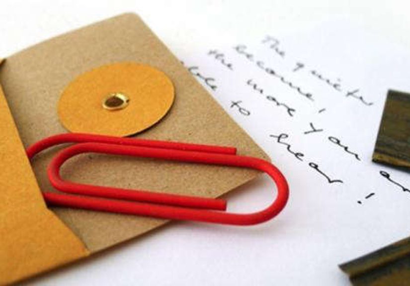 KRAFT Envelope With String