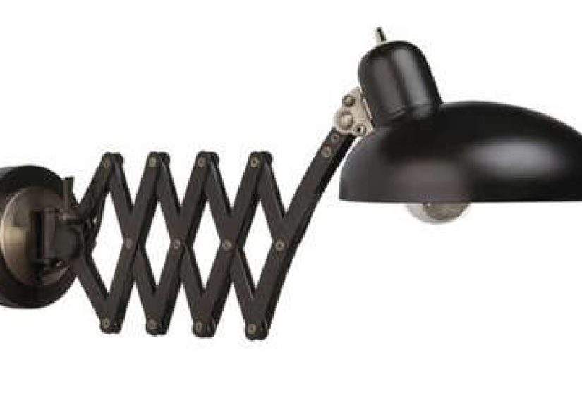 Scissor Arm Pharmacy Wall Light