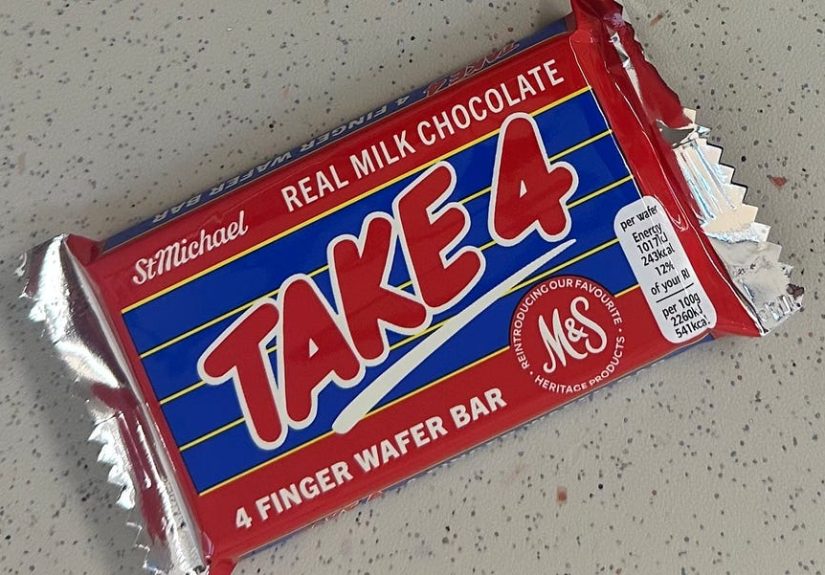 'The chocolate is much glossier': M&S reissue retro 80s chocolate bar and we taste test it vs KitKats