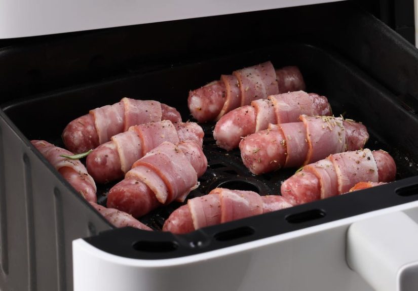 This Crispy Pigs in Blankets Recipe Cooks in a Third of the Time - Just 10 Minutes in the Air Fryer
