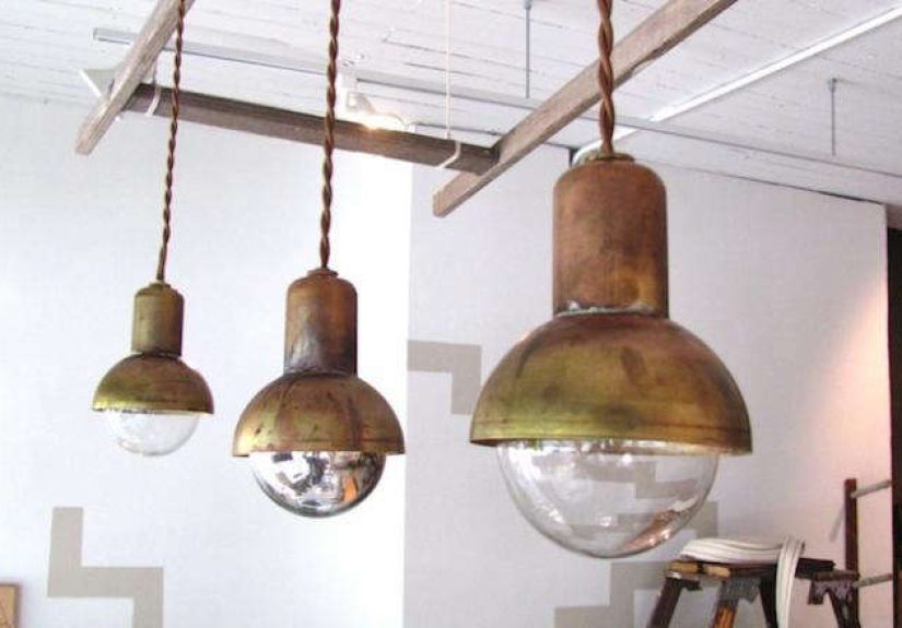 Brass Reincarnated: Custom Lighting by Doug Newton for Nightwood