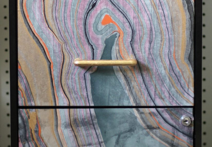 DIY Marble Filing Cabinet