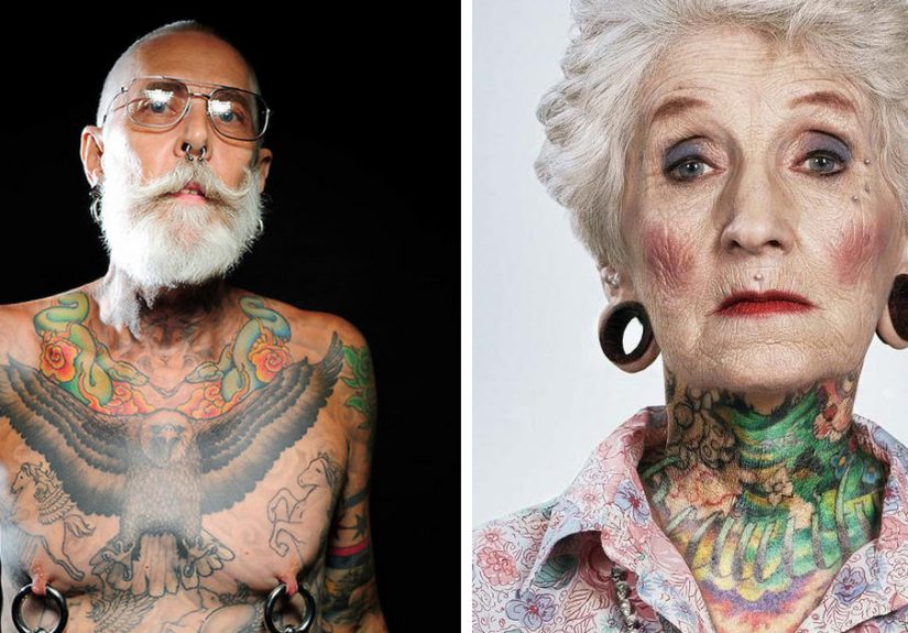 41 Extremely Cool Tattooed Seniors