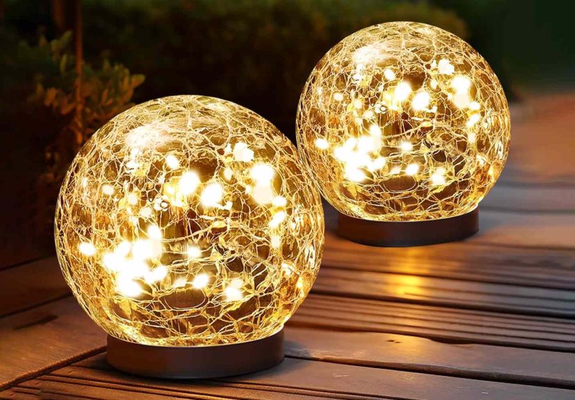 Amazon Solar-Powered Globe Lights for Christmas