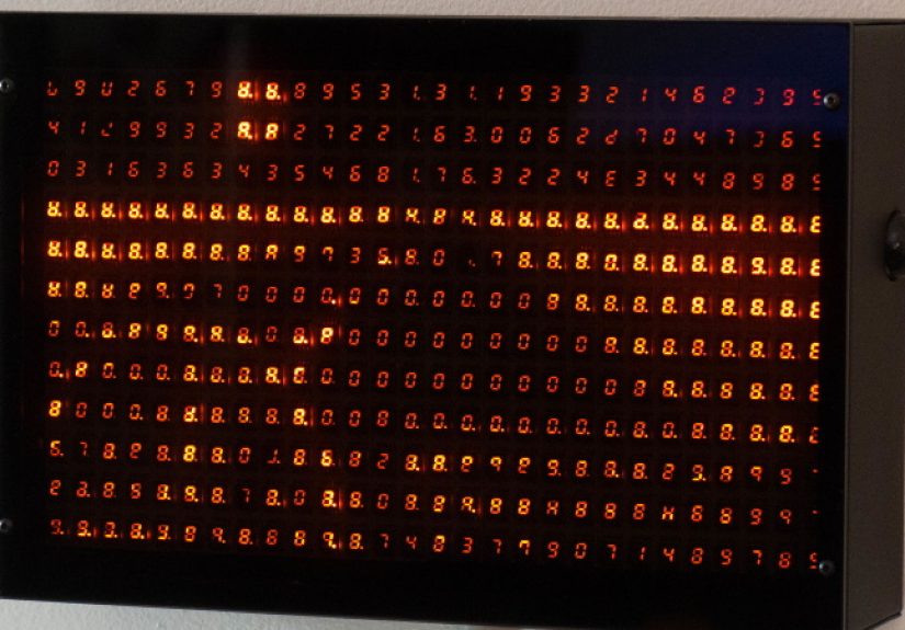 Bask In The Glory Of This 336 LED Digit Display