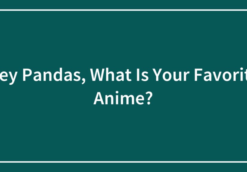 Hey Pandas, What Is Your Favorite Anime?
