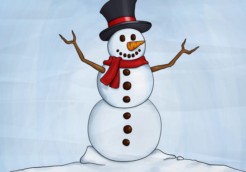 How to Draw a Snowman: 8 Steps