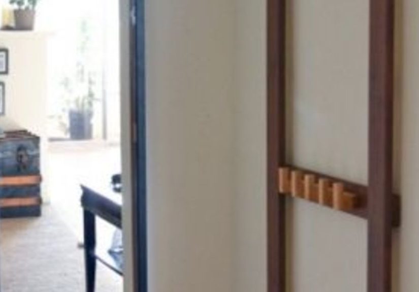 How to Make an Easy Coat Rack for a Tiny Entryway