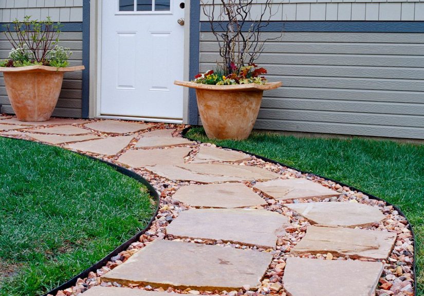 Install a Flagstone Walkway or Choose Gravel or Pavers