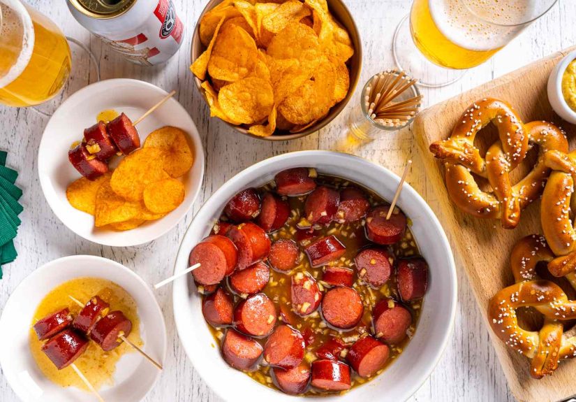 Sweet and Spicy Crock Pot Kielbasa Recipe
